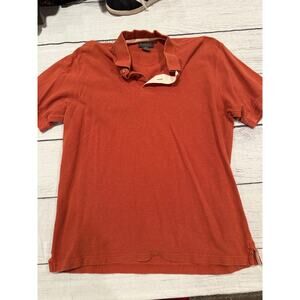 Van Heusen Burnt Orange Polo Shirt Size L